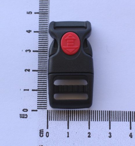 Paracord Zubehör - Schnellverschluss - Black - 15 mm 