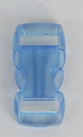 Schnellverschluss - 10 mm - "Jelly Colored" - Hellblau