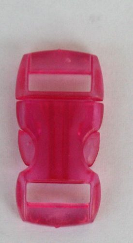Schnellverschluss - 10 mm - "Jelly Colored" - Pink